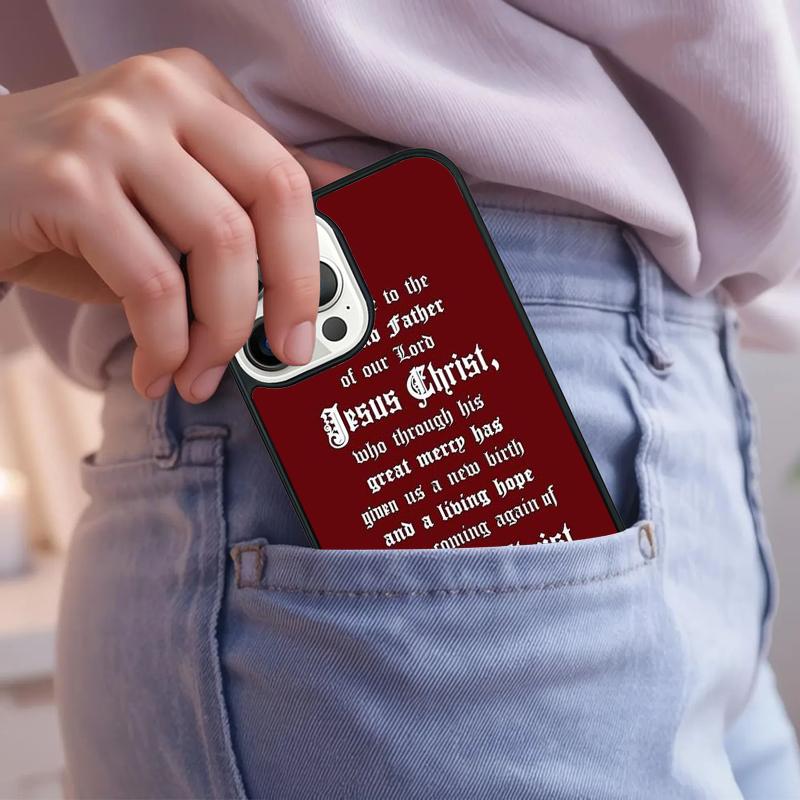 Christianity - Lord Prayer Phone Case For IPhone 18 17 Air 15 16e 14 13 Pro Max Coque 12 11 Pro Max PLUS cover