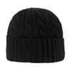 Polo Ralph Lauren Pony Logo Cable Knit Design Wool Beanie Men's Black PC1563-001