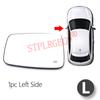 Verre chauffant de rétroviseur latéral de remplacement pour voiture avec plaque pour Dodge RAM 1500 2500 3500 2009-2018