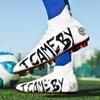 Childrens Football Shoes for Boy Turf Training Outdoor Sports Fast Soccer Tenis Pro Original Society Football Boot for Kids Shoe