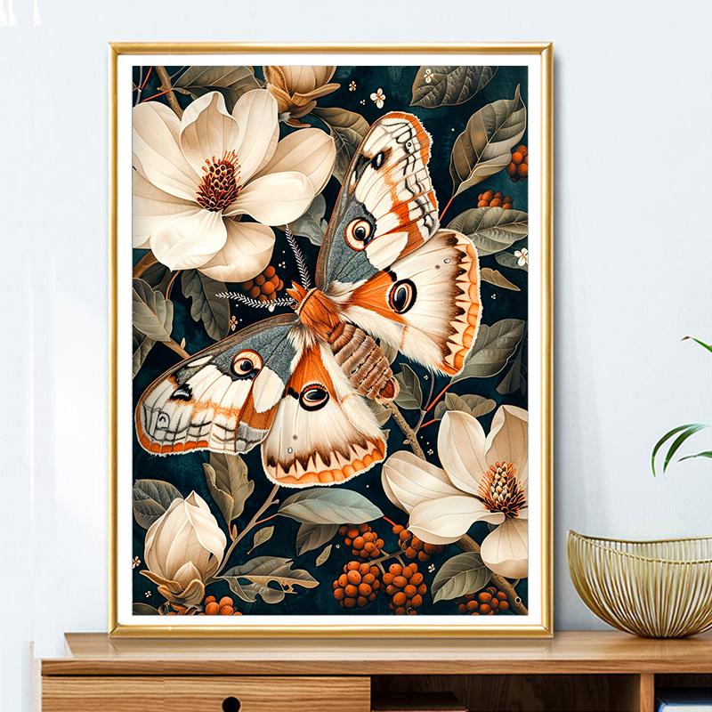 5d DIY Алмазная картина вышивка крестом бабочка цветы алмазная вышивка мозаика полный круглый дрель домашний декор