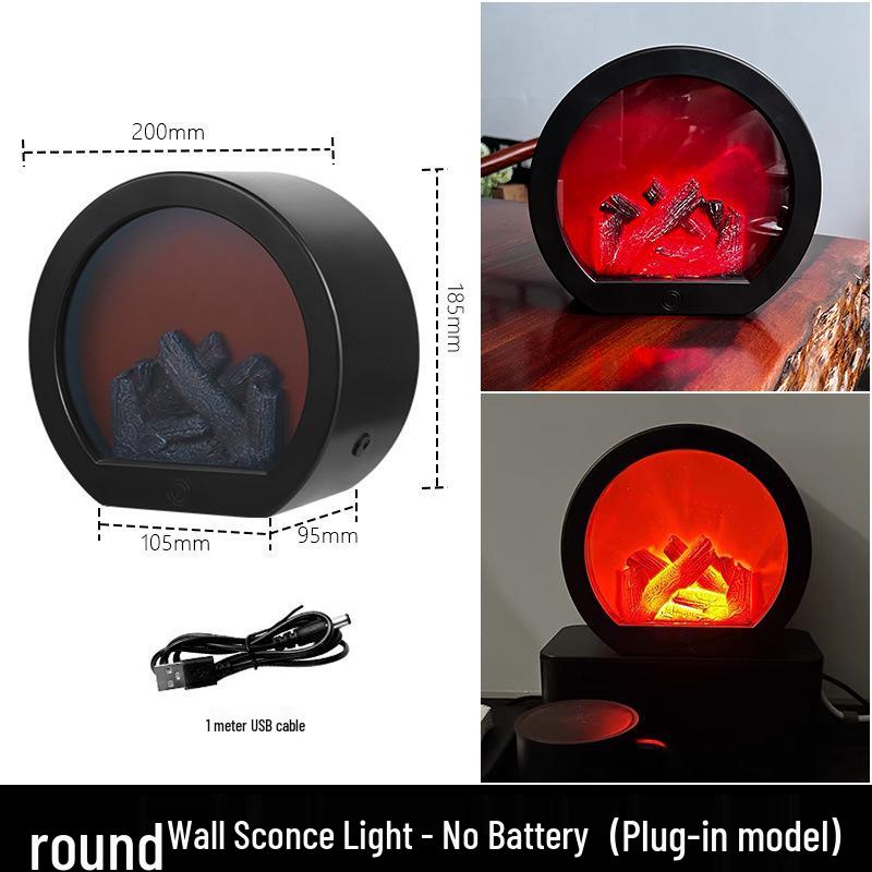 Креативный светодиодный фонарь-подсвечник: Маленький декоративный элемент для дома с имитацией пламени