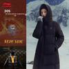 Женская зимняя длинная пуховая куртка-пуховик AYMV408