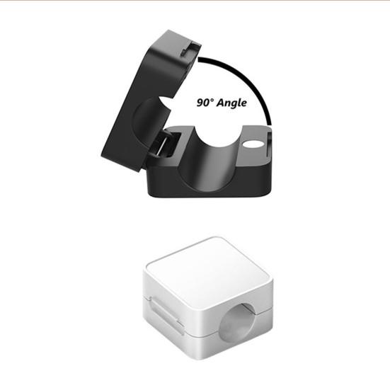 Magnetic Cable Organizer Clip Self-adhesive Home Office Desk Phone Charging Data Cord Holder Keeper Power Wire Management Clamp