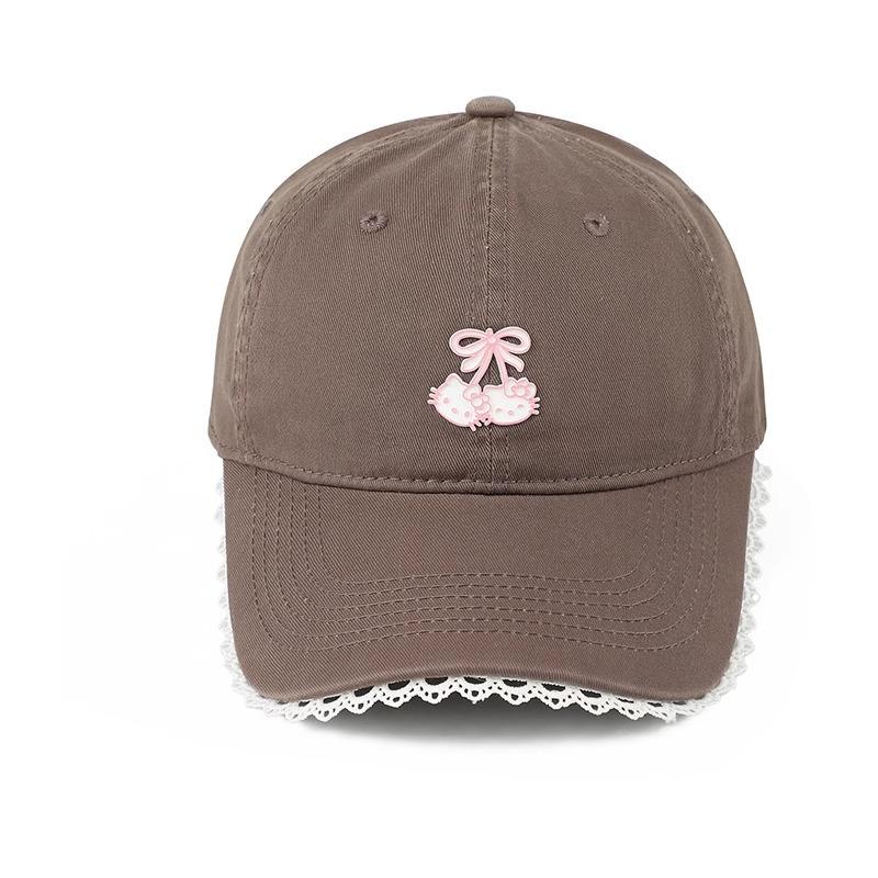 Japanese Sweet Baseball Cap Female College Style Spring And Summer Cute Kitty Cap Versatile Casual Style
