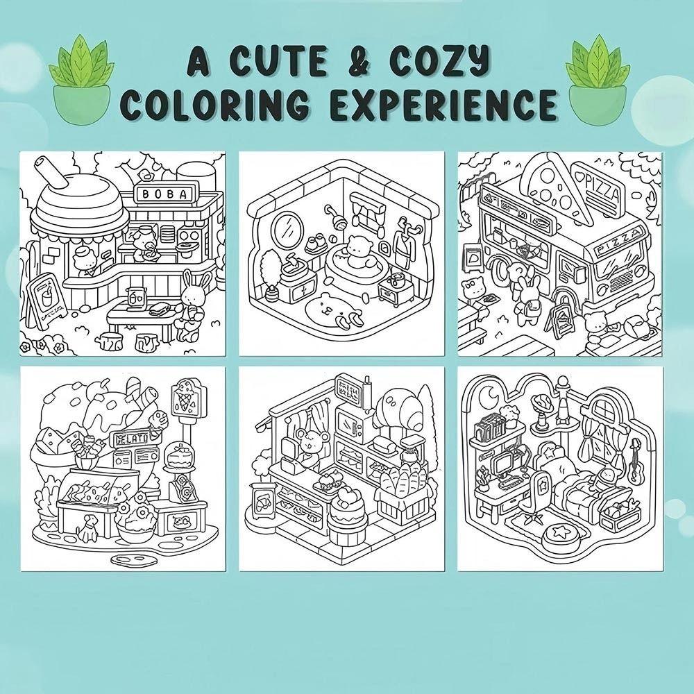 Adult Coloring Book Cat Crimes Cute Cozy Activities Relaxation Art Therapy Mindfulness Practice Coloring Books