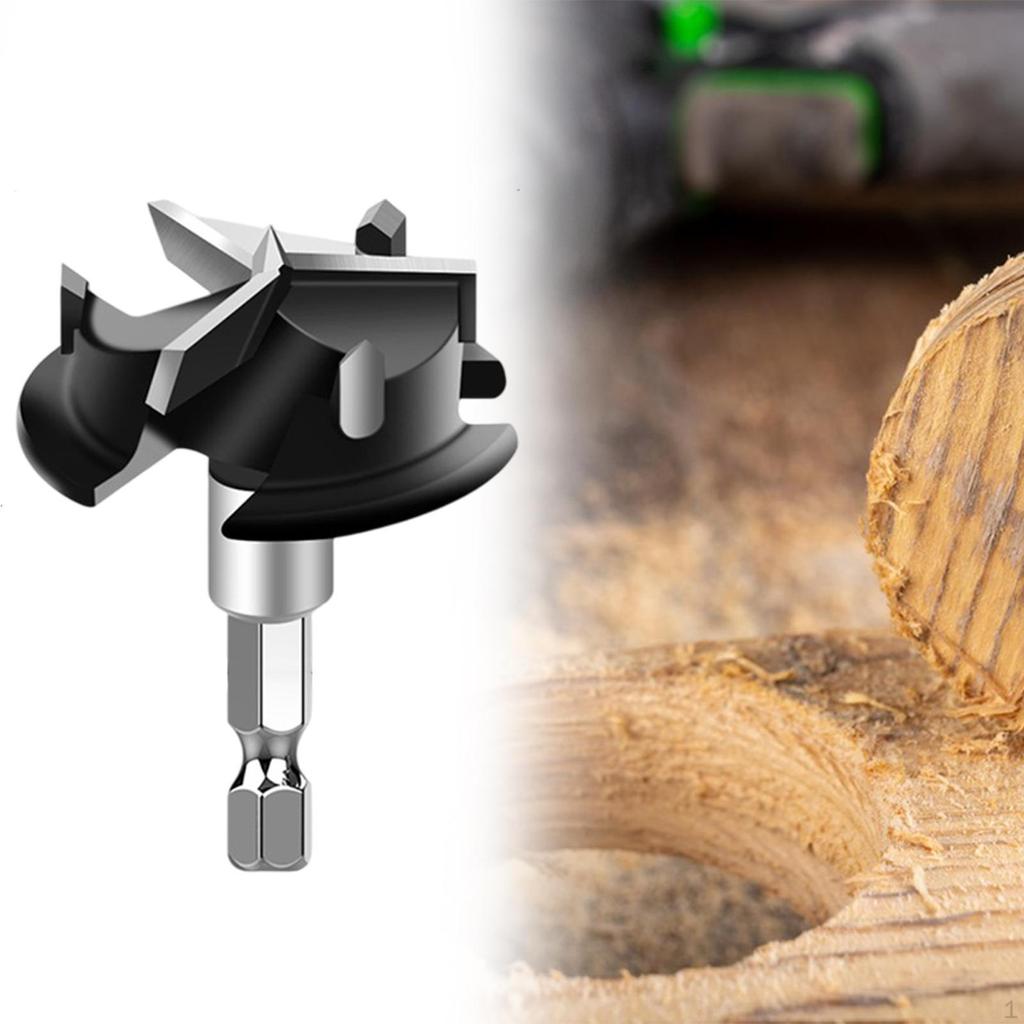 Сверло с карбидным наконечником для расположения шарнирного отверстия, круглый хвостовик, фрезер по дереву для аккумуляторной батареи