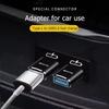 1 шт. Мини-конвертер-адаптер для зарядки автомобиля Type-C на USB 3.0 с логотипом AMG для Mercedes Benz AMG A B C E G CLA W211 W203 W204