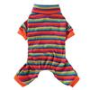 Одежда для домашних животных Домашняя одежда Полосатая одежда для собак Пижамы Одежда с высоким воротником Одежда для собак Одежда для четвероногих