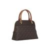 Michael Kors Mk Jet Set Монограмма Логотип Винтажный Повседневный Для Поездок Холст и Кожаная Оболочка Сумка Женская Сумка на Плечо Темно-Коричневый 35H1GTVC2B-BROWN