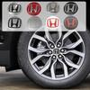 4pcs 58mm Car Wheel Center Hub Center Cap Rim Hub Dustproof Cover Emblemem For Honda Civic CRV Accord Fit Odysse Auto Accessorie