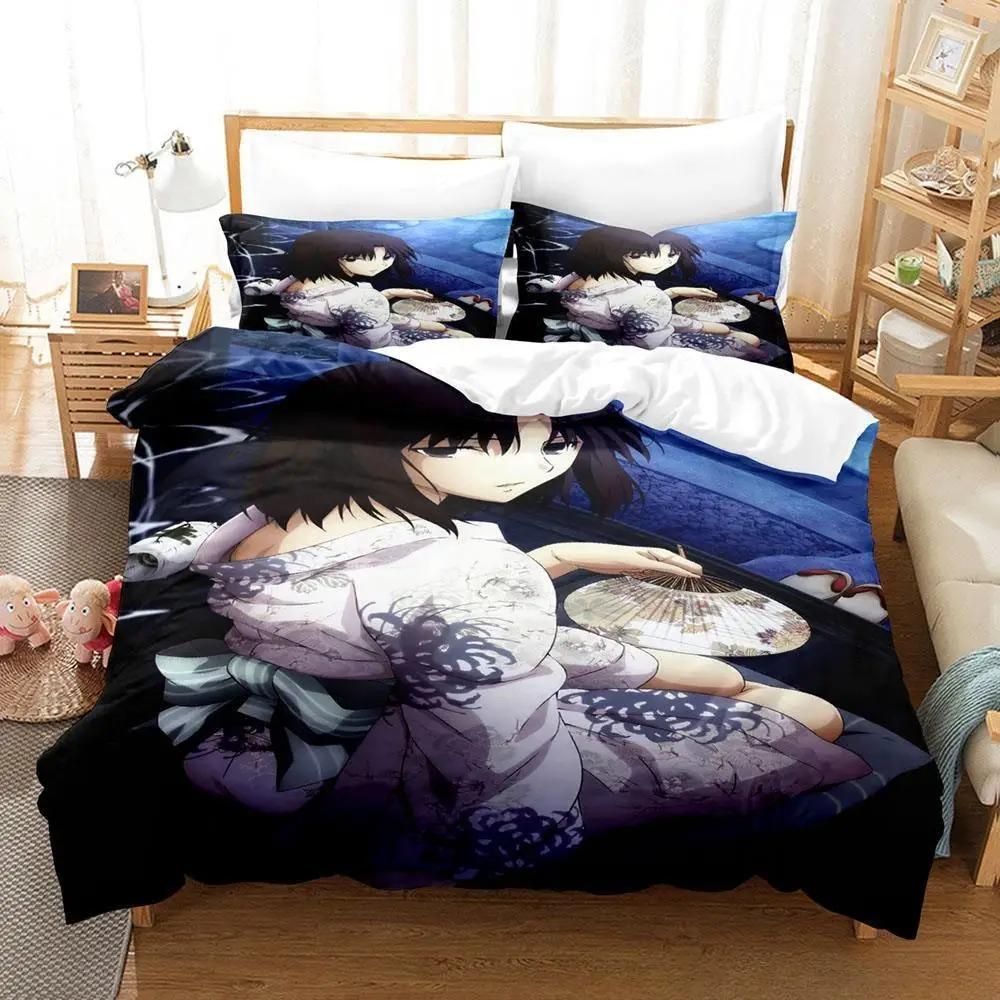 3d Printing AnimeThe Garden Of Sinners Bedding Set Single Twin Full Queen King Size Bed Set Adult Kid Bedroom Duvet Cover Sets