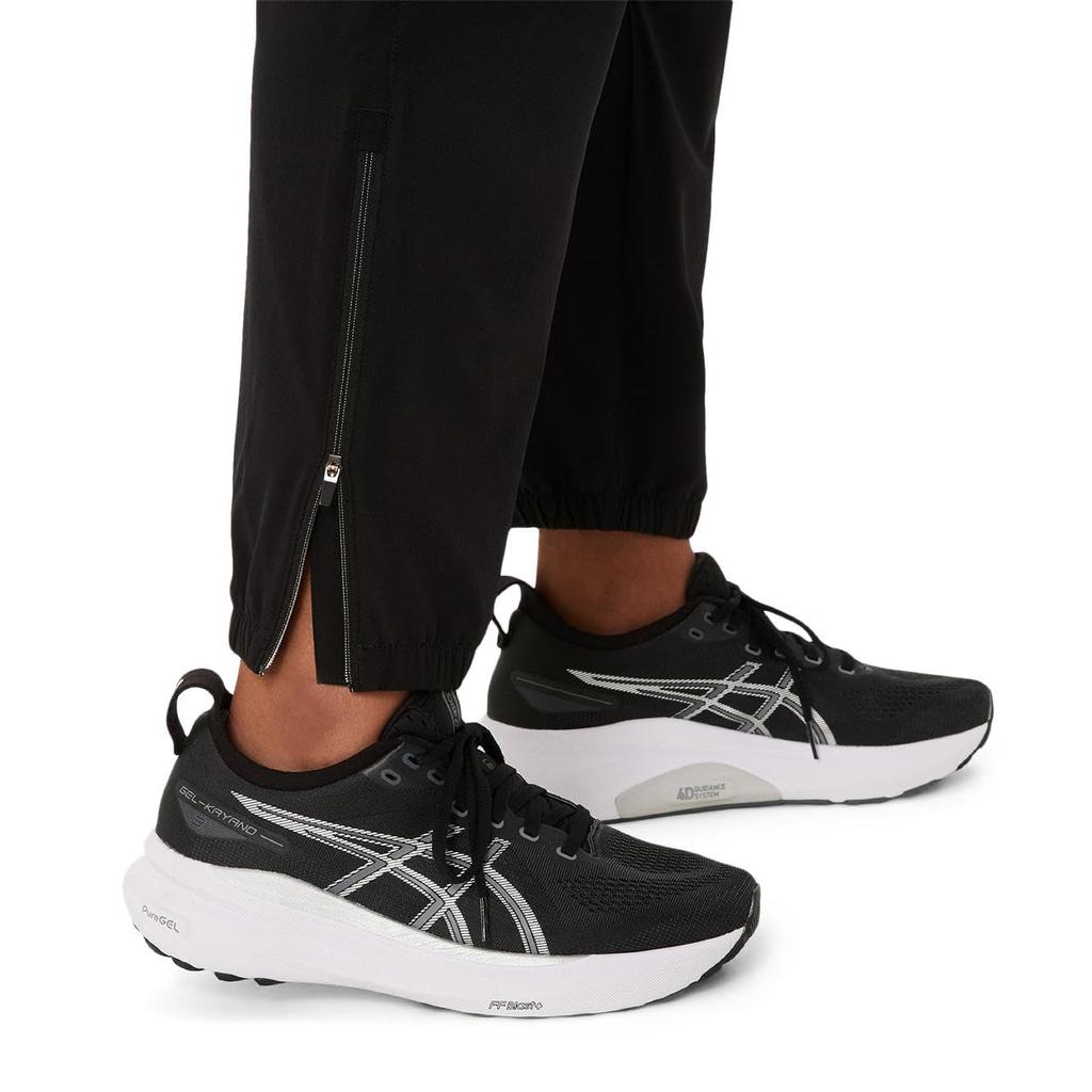 Беговая одежда Беговые сухие тканые штаны 2012D226 001 S [ASICS] Женские Женские (Производительность Черный)