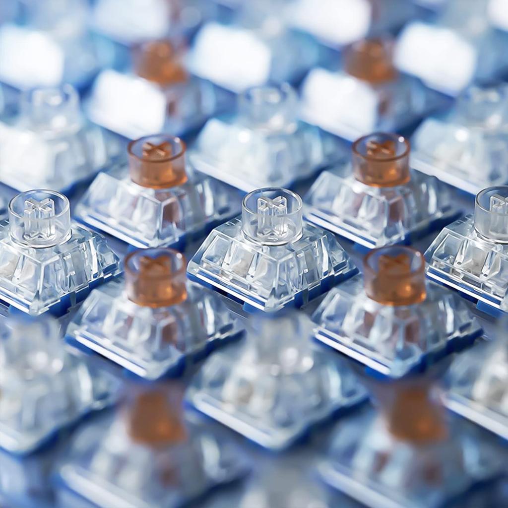 DRAOZA Kailh Box Механическая клавиатура Переключатель Бесшумный PRO Линейный Бесшумный Переключатель Бесшумный Kailh Island 72 Deep-Sea (Линейные части)