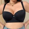 Sexy Full-bodied Non-empty Cup Bra New Half-cup Anti-sagging Push-up Bra