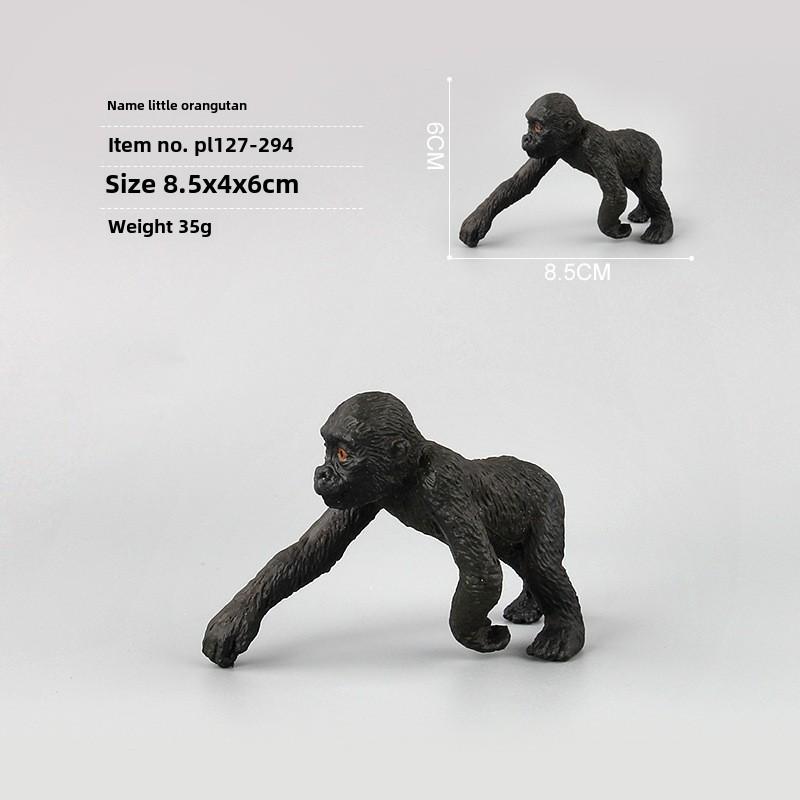 Chimpanzee and Gorilla Standing Zoo Model Toy