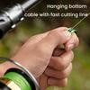 1/2 шт. Инструмент для затягивания лески, Нескользящее резиновое кольцо, Прочная конструкция, Компактный дизайн, Портативная петля для затягивания лески, Рыболовные аксессуары