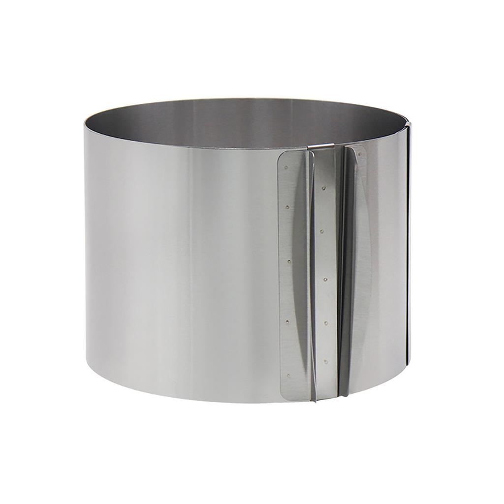 Adjustable Stainless Steel Cake Mold Ring Cake Mousse Ring Circle Mold Cake Decorating Mold Baking Ring Easy To Use
