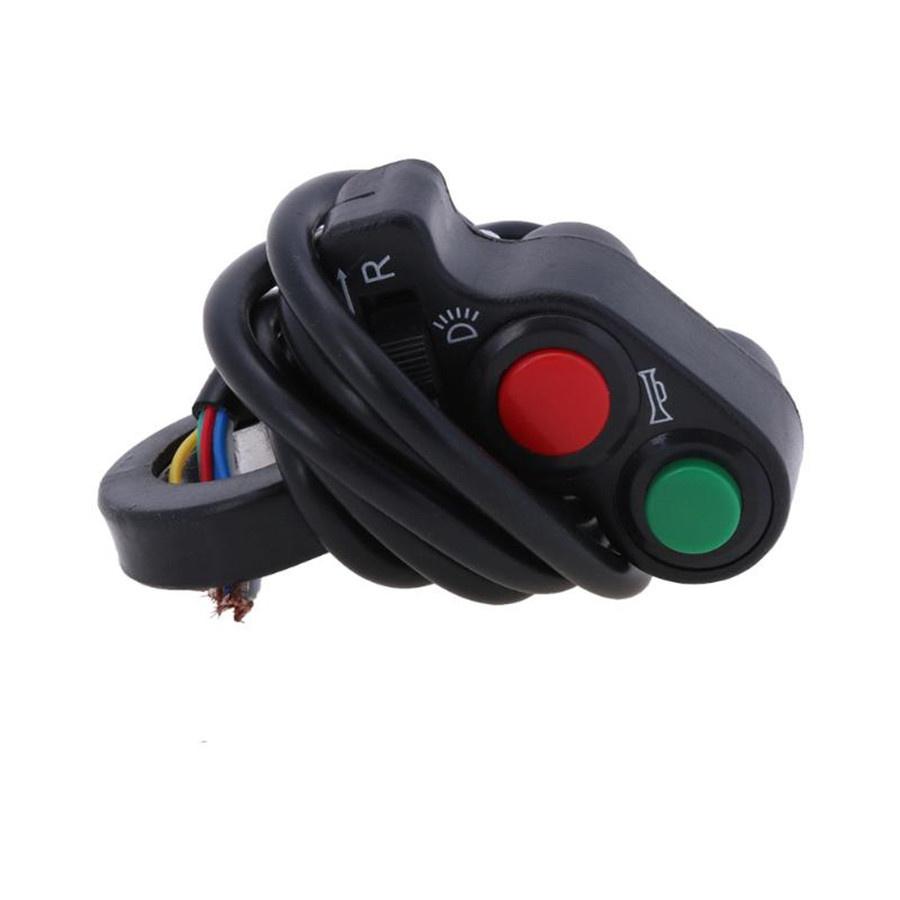 7/8" Motorcycle For ATV Bike Handlebar Horn Turn Signal On/Off Light 3 In 1