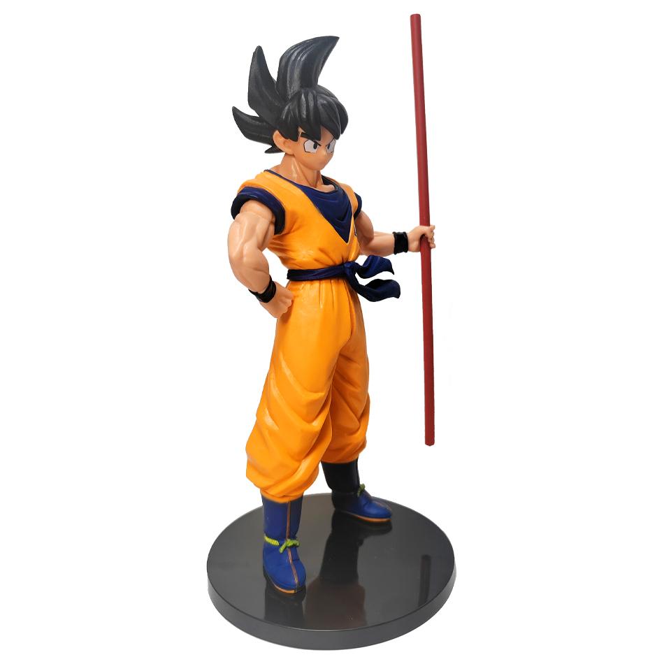 Dragon Ball Goku Super Saiyan Anime Model 22cm Goku Action Model Model Gifts for Kids Action Figure Toy Car Desk Decoration Premium Quality