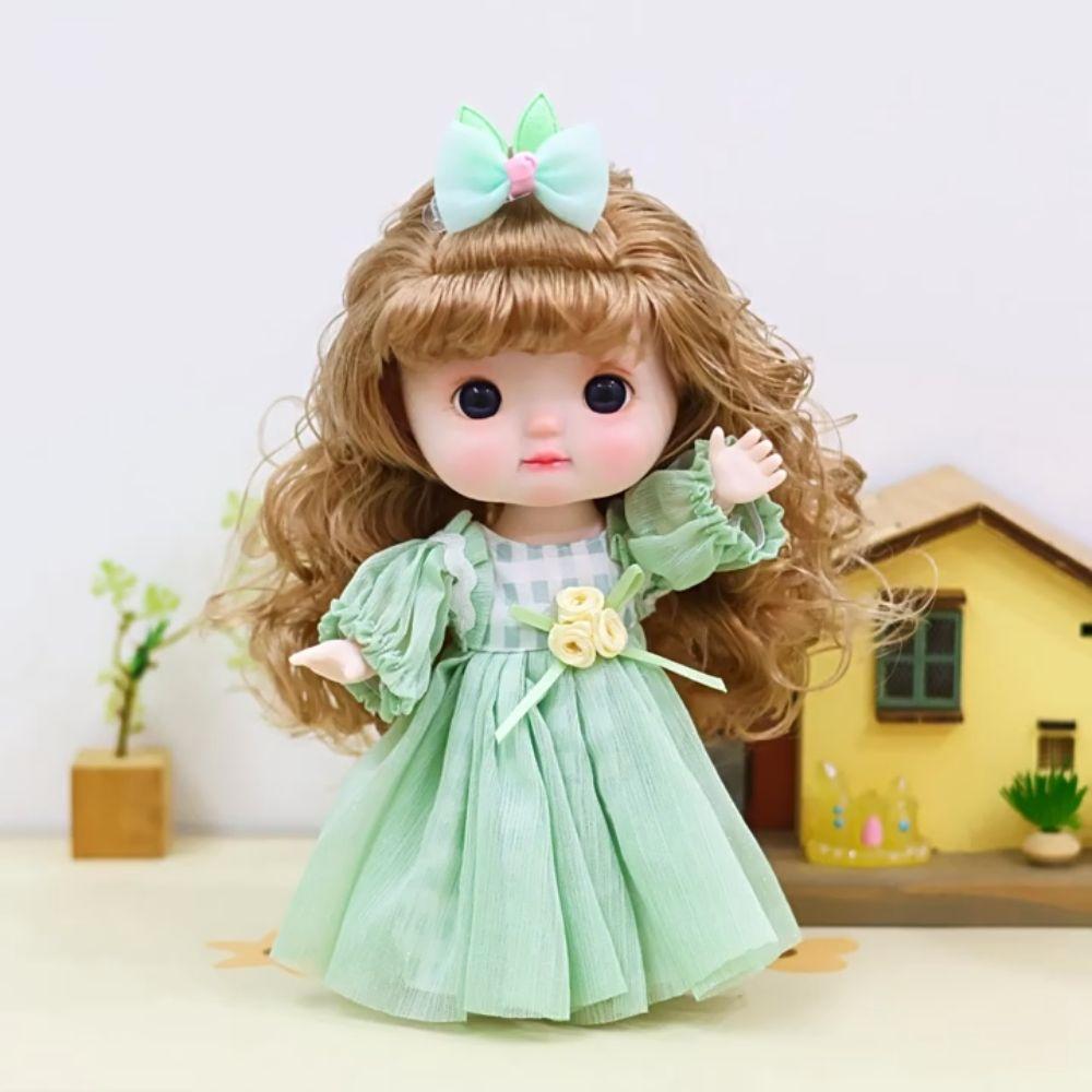 Красивый подвижный суставной кукольный корпус 1/6, игрушки, подвижное голое тело, 22 шаровых сустава, кукла 3D Каваи с большой головой и волосами, девочка