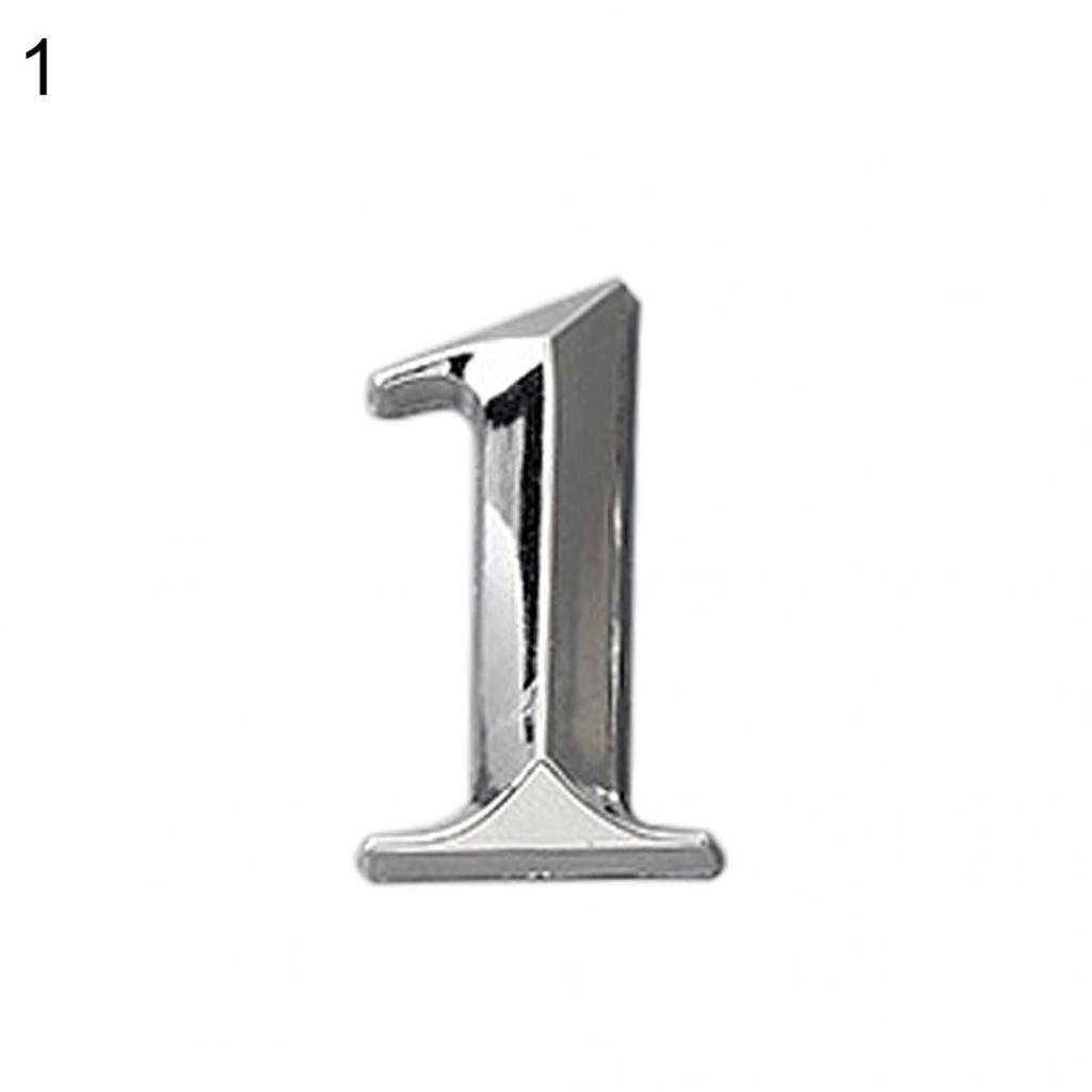 Блестящий номерной знак на дверь