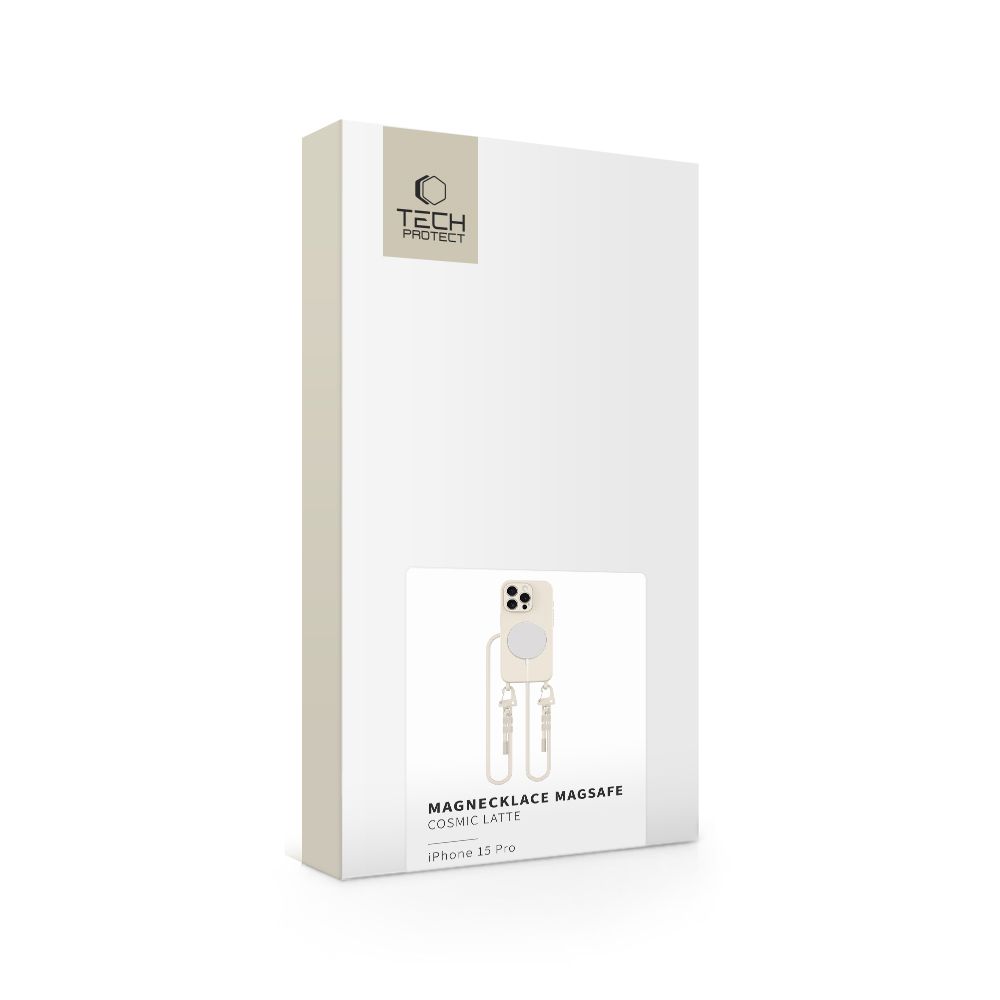 Tech-Protect Magnecklace Magsafe Iphone 15 Pro Cosmic Latte