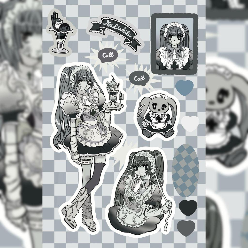 Корейские наклейки с персонажем Доми для блокнотов и DIY чехлов для телефонов