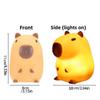 Cute Timing Function Capybara Night Light Adorkable USB Rechargeable Silicone LED Lamp Colorful Sleep Light Children's Bedroom