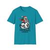 Unisex Softstyle T-Shirt Evil Santa Snowball Elves Cartoon Gothic Christmas
