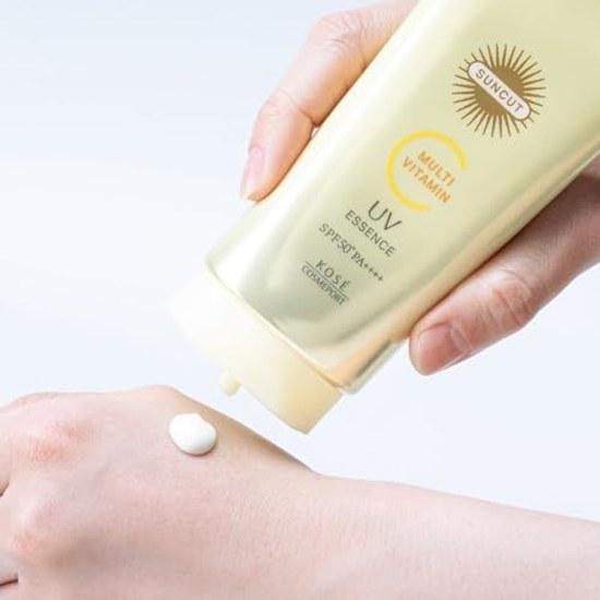 Suncut KOSE Мульти Витамин UV Эссенция SPF50+ PA++++ 80г Солнцезащитный крем в подарок