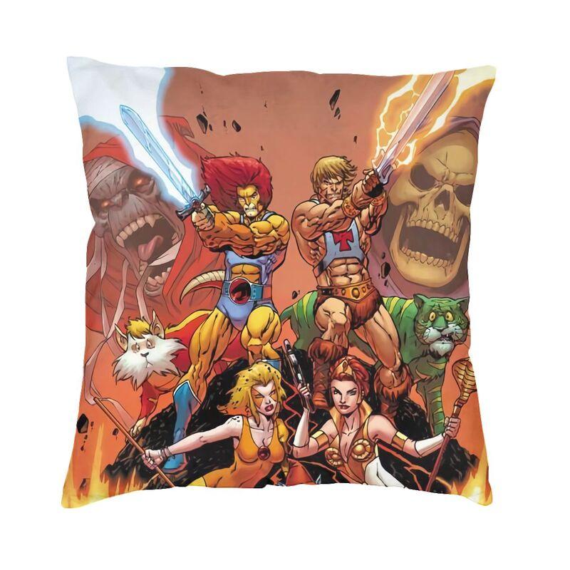 Thundercats Logo Cartoon Anime Throw Pillow Case Home Decor Custom Square Cushion Cover 45x45 Pillowcover for Living Room