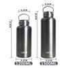Large Capacity Stainless Steel Water Bottle Single Wall Bottle Large Capacity Big Mouth Flasks with Lid Cycling Drinkware Sports
