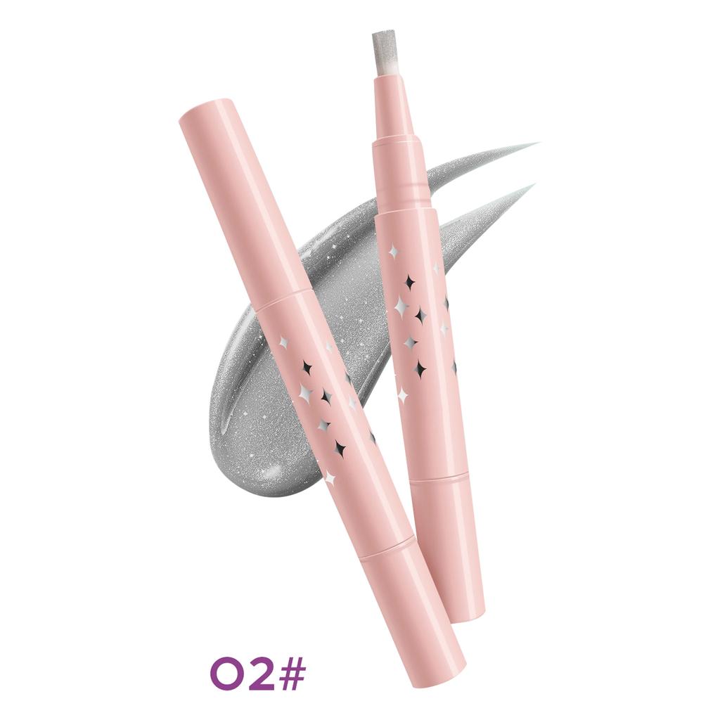 1 шт. 1,8 мл стойкие жидкие тени для век быстросохнущая формула водостойкий устойчивый к поту мерцающий перламутровый финиш макияж для легкого гламура