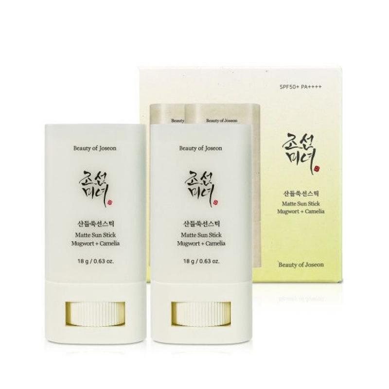 Beauty of Joseon Матирующий солнцезащитный стик с полынью + камелией 18 г/36 г