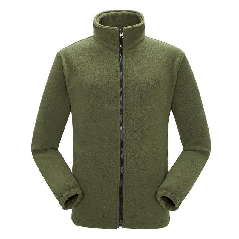 Unisex Sports Outdoor Polar Fleece Jacket - Thick, Warm, Plus Velvet for Autumn and Winter