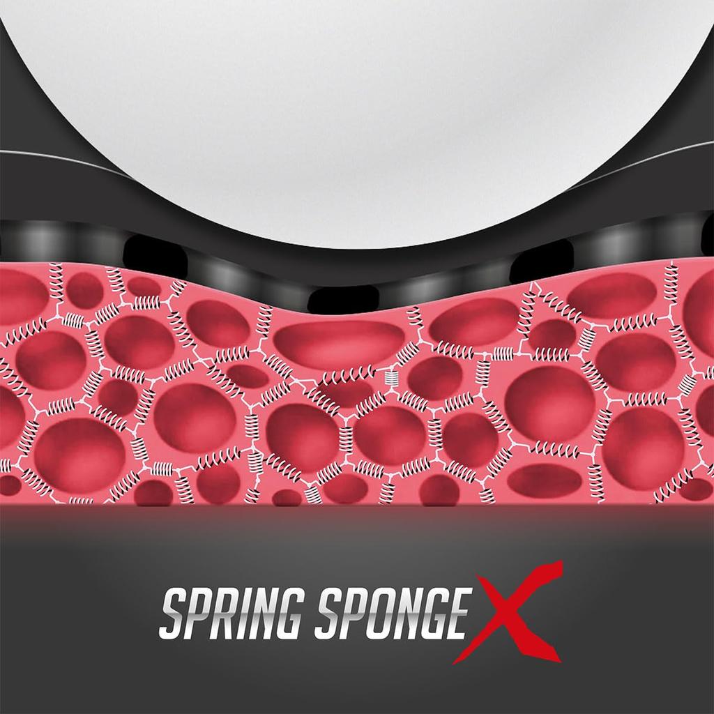 Butterfly Table Tennis Zaia Inverted Ball 06140 Rubber, 03, High-Tension Rubber, Spin, Control, Black, 2.7mm,