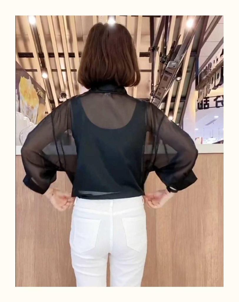 Летний шифоновый кардиган-шаль от солнца для женщин, накидка