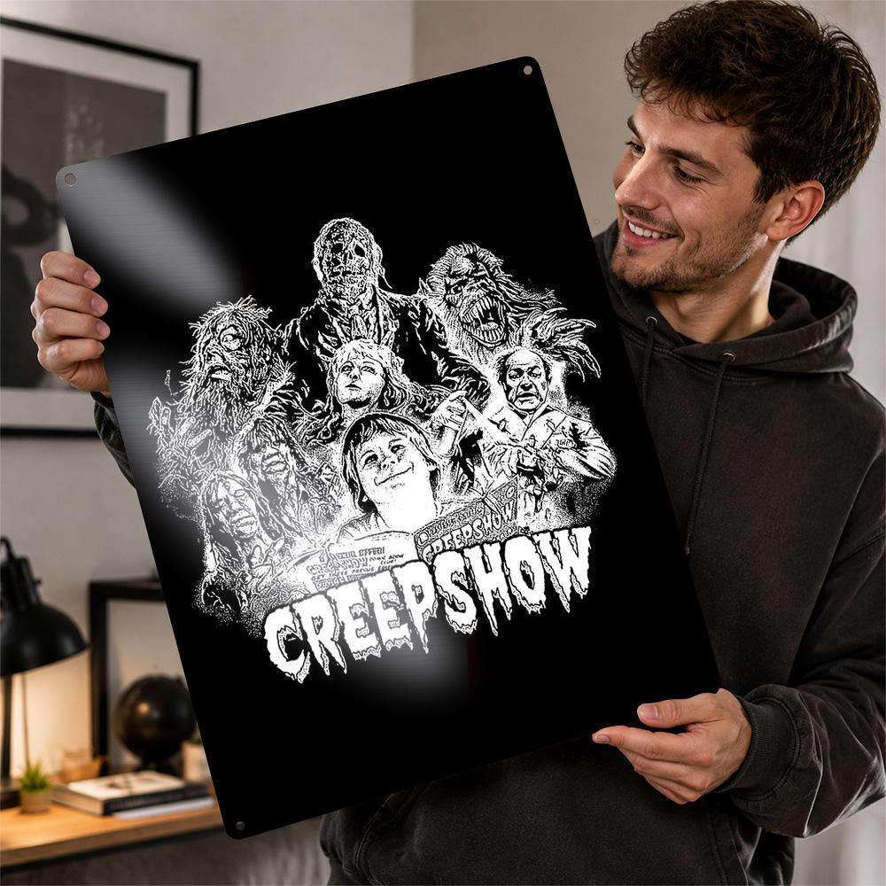Creep D Texture Printed Poster Custom Vintage Metal Tin Plate Sign for Wall Art Luxury Decoration Home Decor Items Funny Signs