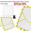 Набор 2-в-1 Сетка для отскока мяча с 20 эластичными шнурами Сетка для отскока мяча для тренировки футбола Тренажер для тренировок для детей, подростков, спорта