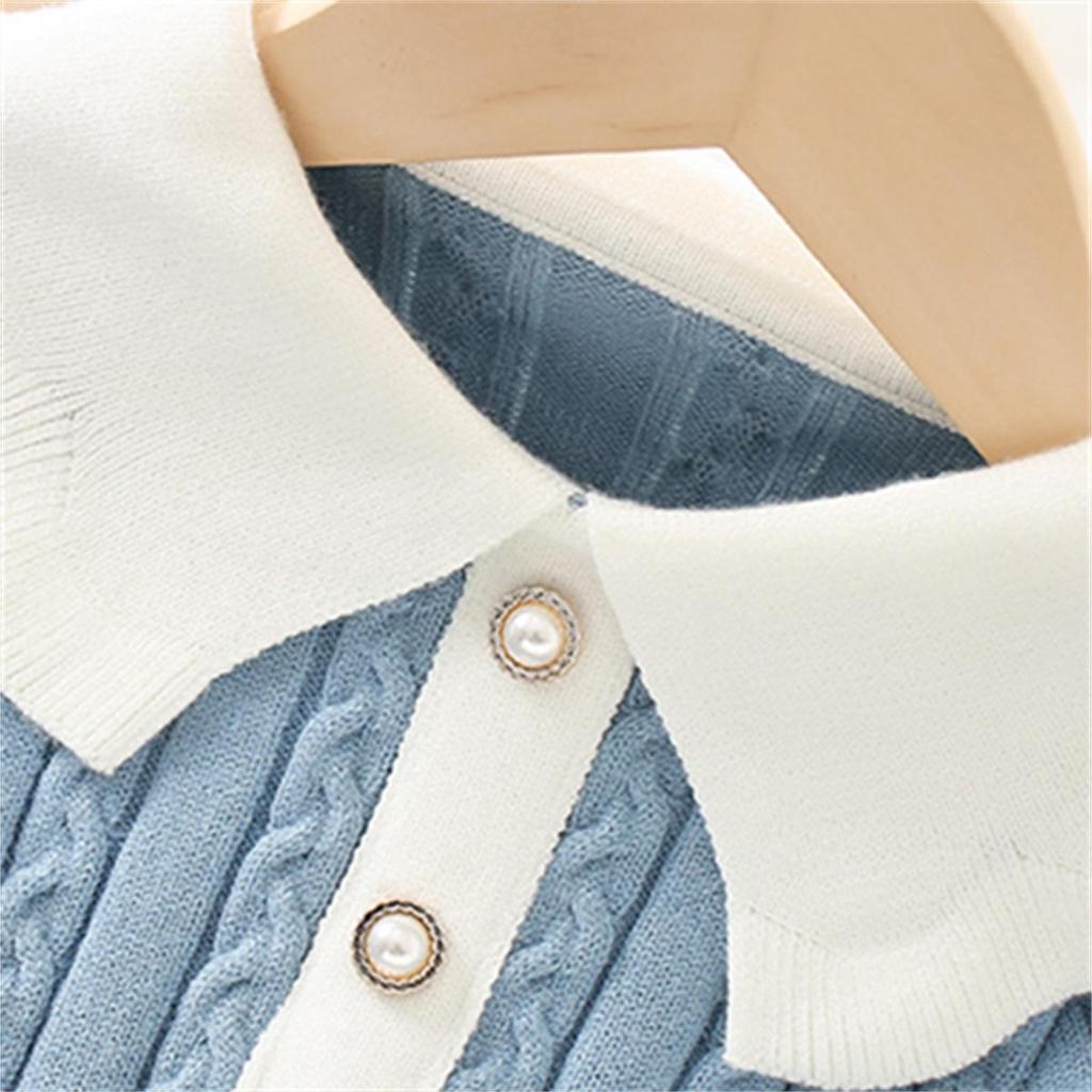 Платье для девочек, зимнее вязаное платье-свитер, осеннее платье принцессы с длинным рукавом, Vestidos, теплая одежда для маленьких девочек, детская одежда