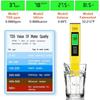 Portable Water TDS Meter Pen EC Conductivity Tester Water Quality Monitor for Drinking Water Fertilizer Concentration
