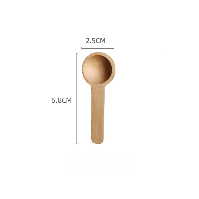 Mini Small Wooden Spoon Children's Milk Powder Measuring Spoon Honey Wooden Spoon Wooden Scoop Kitchen Accessories