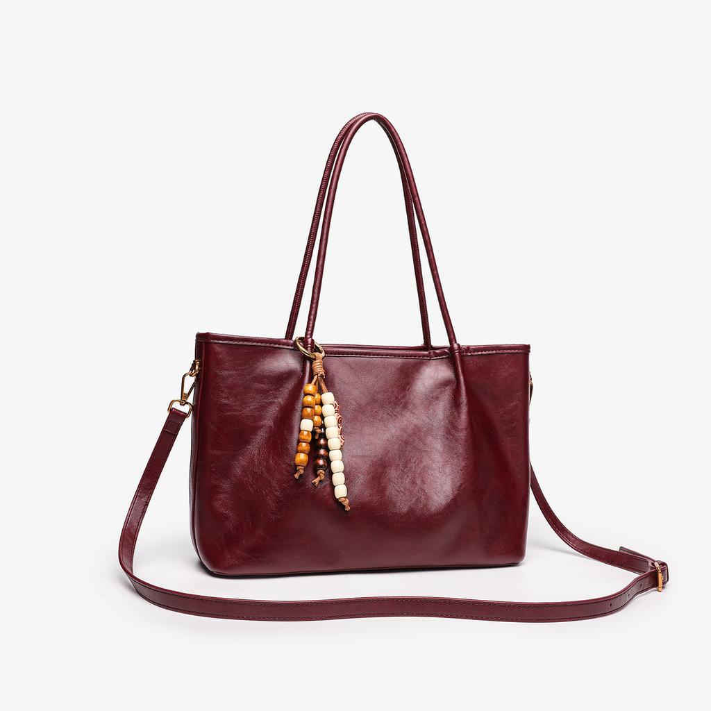 Retro Niche Underarm Bag, Fashionable Tote Bag, Simple and Large-capacity Commuting Bag