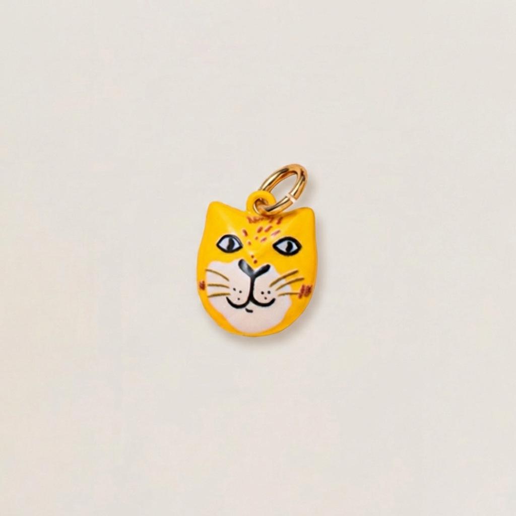 Новое поступление, натуральный кулон с изображением животных и грибов, DIY, 18-каратное золото, масляная живопись с сохранением цвета