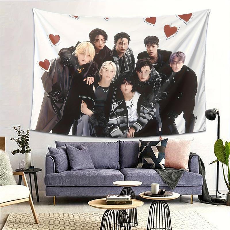 VIKAMA Creative Music Theme Wall Tapestry For Dormitory Bedroom Wall Decoration And Living Room Party Tapestry