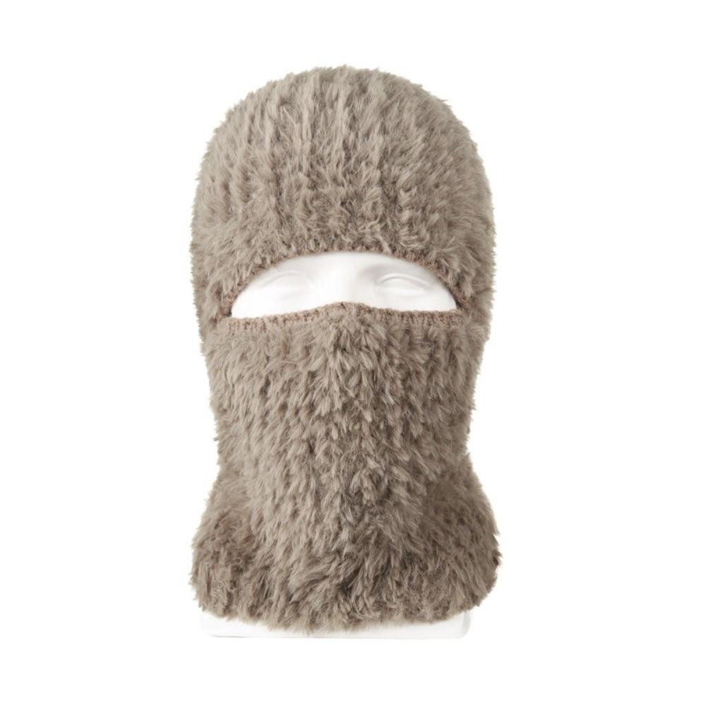 Full Coverage Neck Warmer Cap Windproof Full Face Mask Fashion Knitted Balaclava Hat