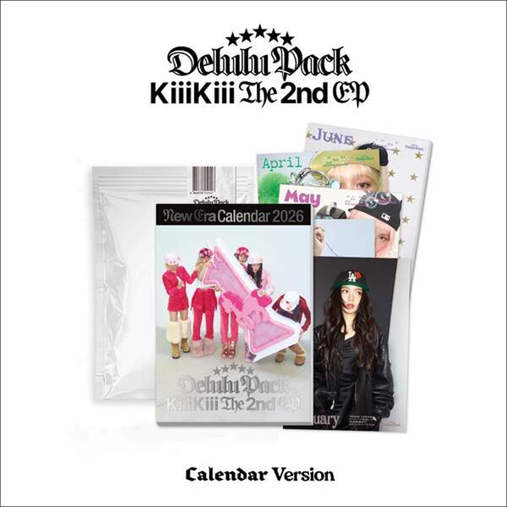 (Версия календаря) KiiiKiii [Delulu Pack] Второй EP-альбом + Бесплатный подарок