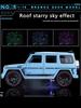 1:18 Металлическая модель автомобиля Mercedes-Benz G800 Симуляция звука и света Машинка-игрушка с механизмом оттягивания Внедорожник SUV Игрушка Коллекция для мальчиков Украшение Подарок