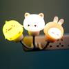 USB мультяшный милый ночник с дистанционным управлением постоянного тока 5 В для детской спальни, декоративный светильник для кормления, прикроватная лампа для ноутбука
